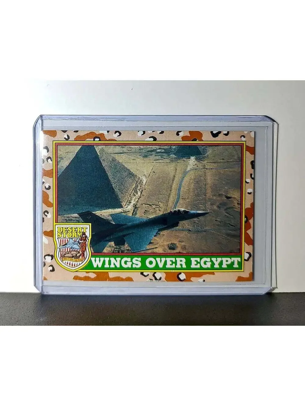 Wings Over Egypt 1991 Topps Desert Storm #31 Card